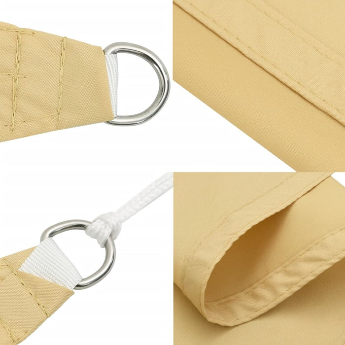 Parasolar, nisipiu, 4x3 m, 100% poliester Oxford - WALTI WALTI