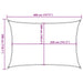 Parasolar, nisipiu, 4x3 m, 100% poliester Oxford - WALTI WALTI