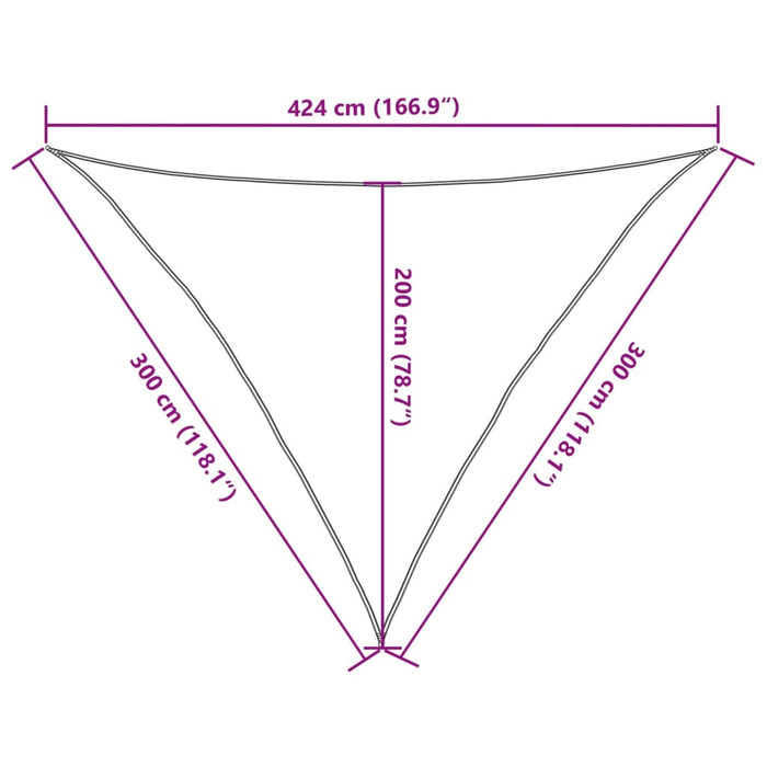 Parasolar, gri deschis, 3x3x4,24 m, 100% poliester Oxford - WALTI WALTI