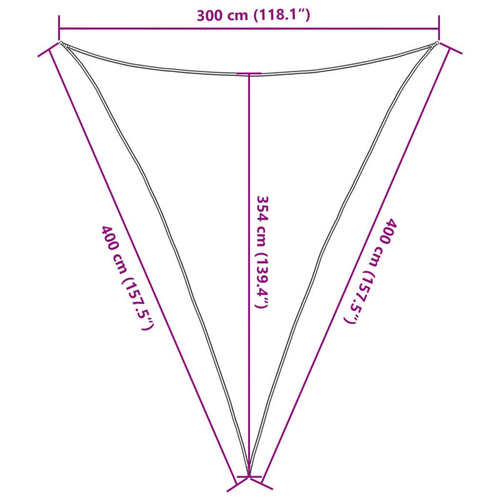 Parasolar, gri deschis, 3x4x4 m, 100% poliester Oxford - WALTI WALTI