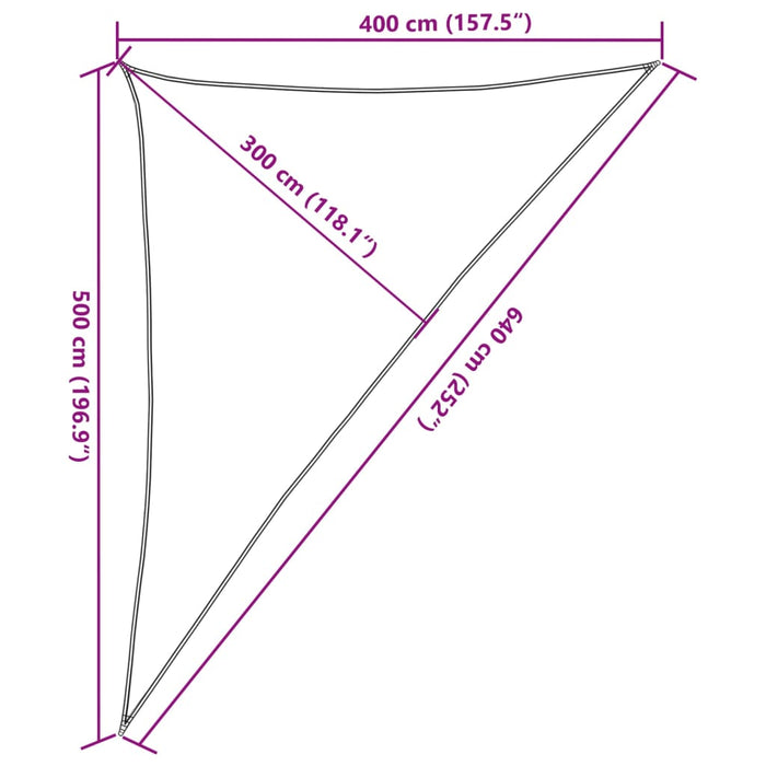 Parasolar, gri deschis, 4x5x6,4 m, 100% poliester Oxford - WALTI WALTI