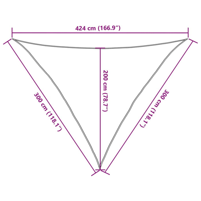 Parasolar, nisipiu, 3x3x4,24 m, 100% poliester Oxford - WALTI WALTI