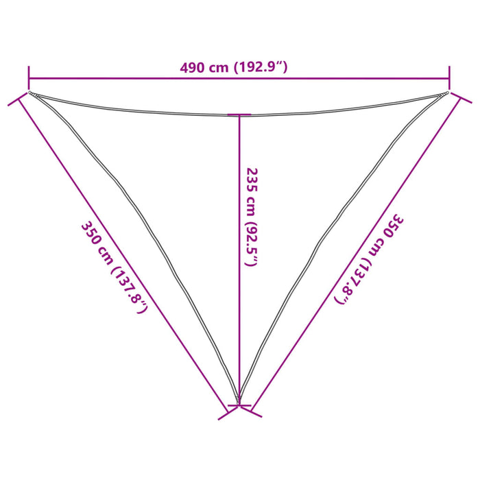 Parasolar, nisipiu, 3,5x3,5x4,9 m, 100% poliester Oxford - WALTI WALTI