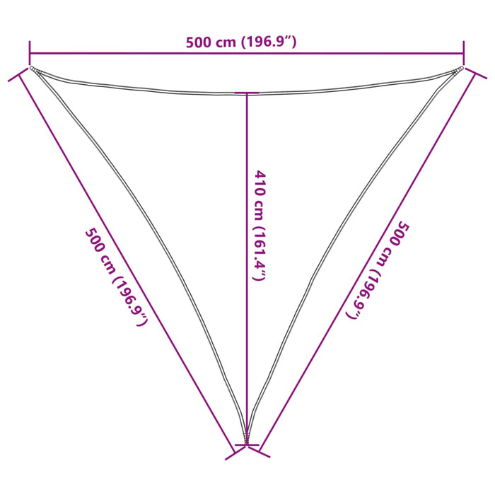 Parasolar, nisipiu, 5x5x5 m, 100% poliester Oxford - WALTI WALTI