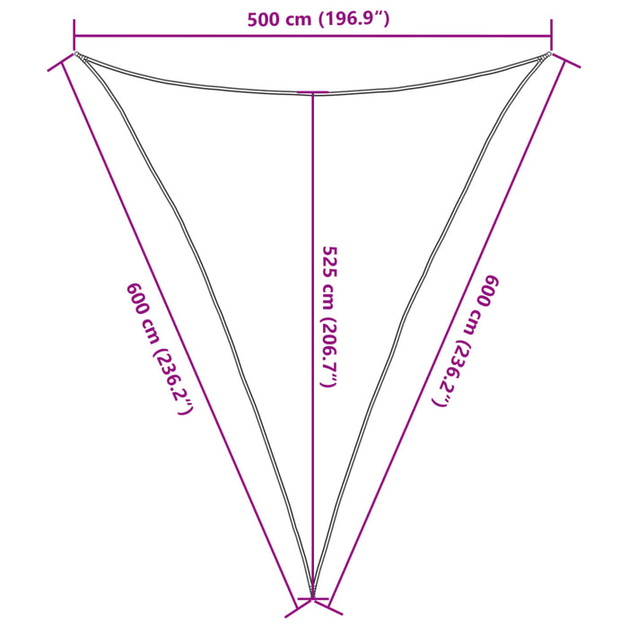 Parasolar, nisipiu, 5x6x6 m, 100% poliester Oxford - WALTI WALTI