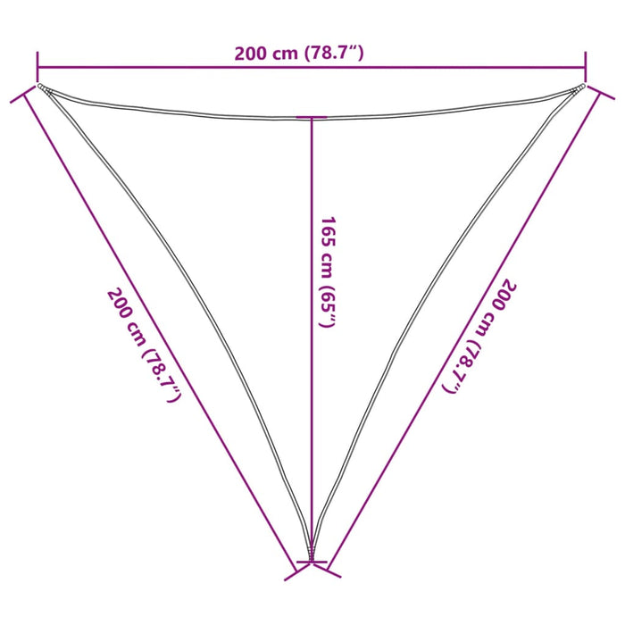 Parasolar, alb, 2x2x2 m, 100% poliester Oxford - WALTI WALTI