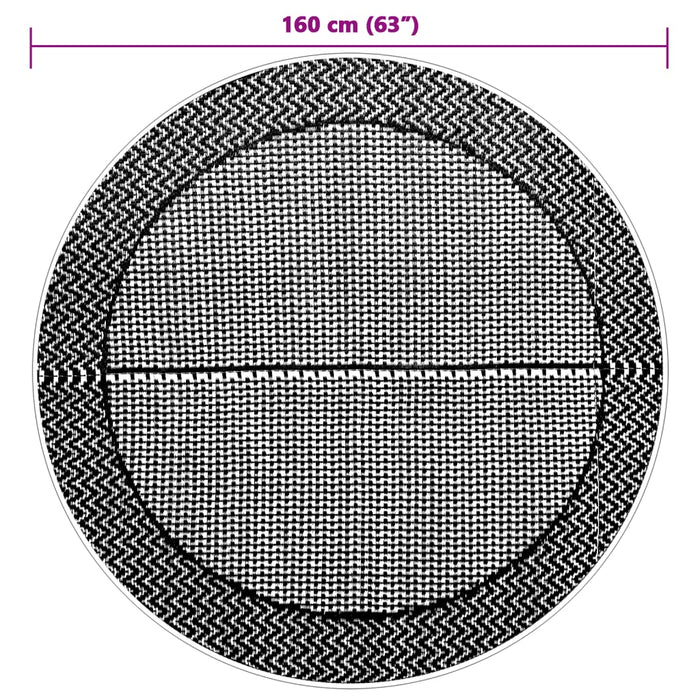 Covor de exterior, ARAKIL gri, Ø160 cm, PP - WALTI WALTI