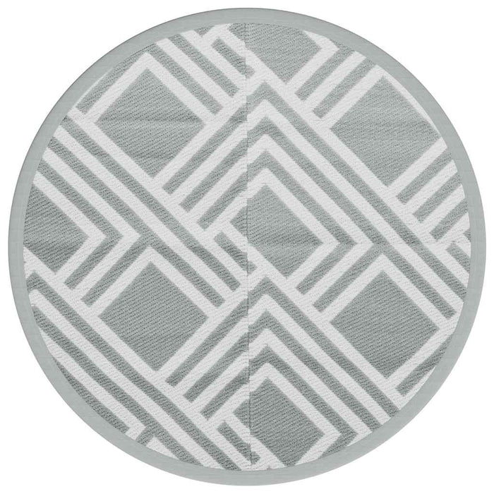 Covor de exterior, ARAKIL gri, Ø120 cm, PP - WALTI WALTI