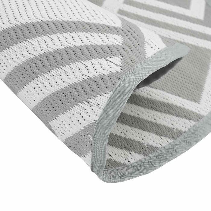 Covor de exterior, ARAKIL gri, Ø120 cm, PP - WALTI WALTI