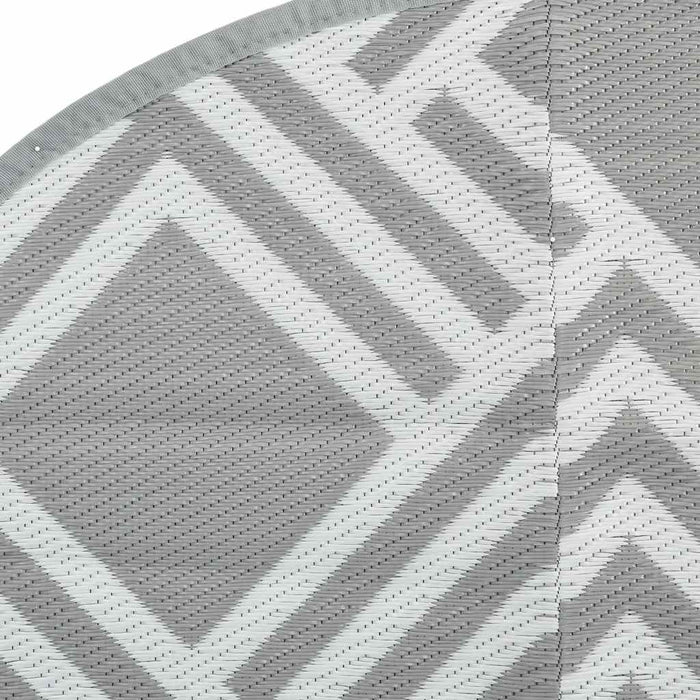 Covor de exterior, ARAKIL gri, Ø120 cm, PP - WALTI WALTI