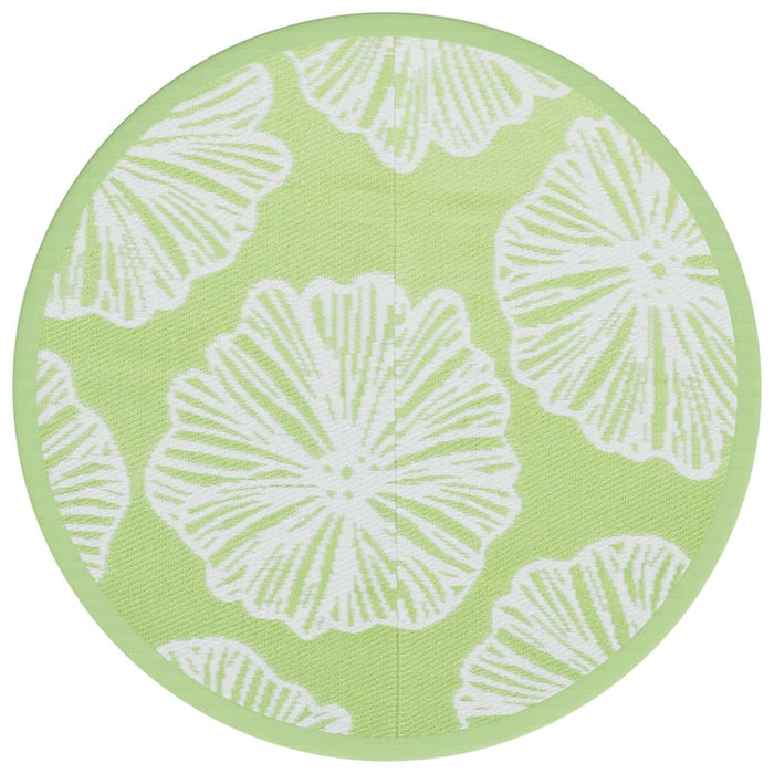 Covor de exterior, ARAKIL verde, Ø120 cm, PP WALTI