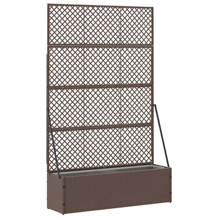 Suport pentru plante cu gard Maro 105 x 30 x 170 cm Metal WALTI