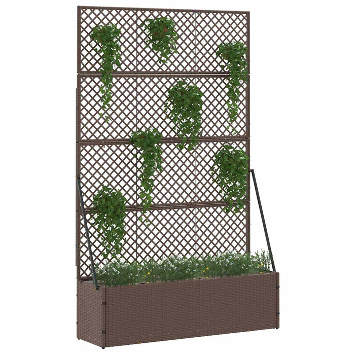 Suport pentru plante cu gard Maro 105 x 30 x 170 cm Metal WALTI