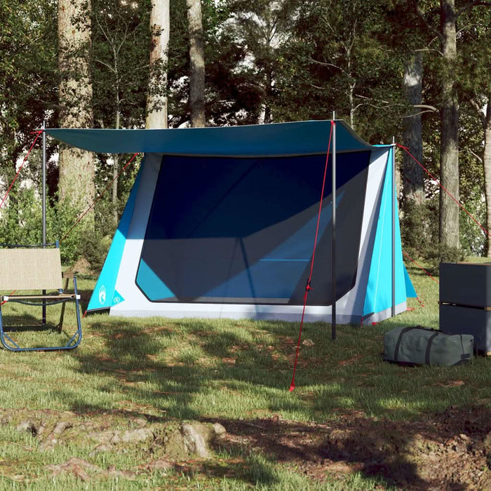 Cort camping pentru 2 persoane, albastru, impermeabil - WALTI WALTI