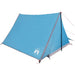 Cort camping pentru 2 persoane, albastru, impermeabil - WALTI WALTI