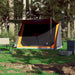 Cort de camping pentru 2 persoane, gri/portocaliu, impermeabil - WALTI WALTI