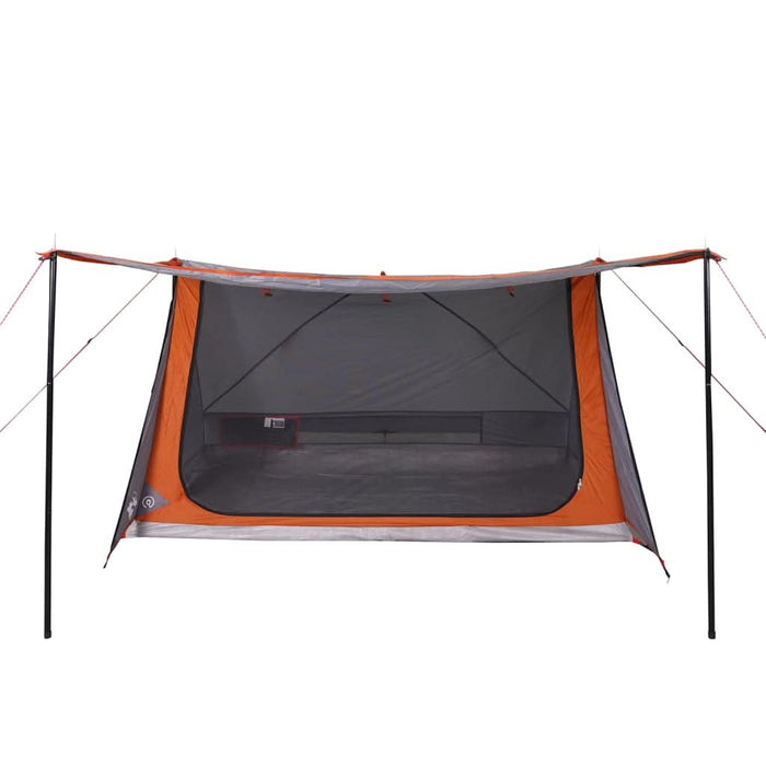 Cort de camping pentru 2 persoane, gri/portocaliu, impermeabil - WALTI WALTI