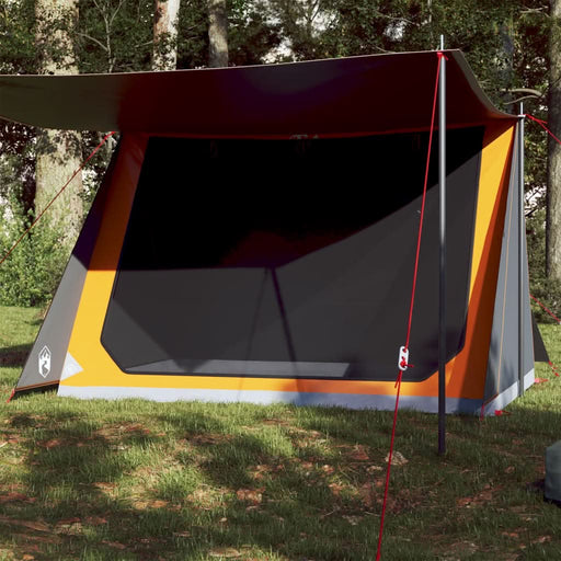 Cort de camping pentru 2 persoane, gri/portocaliu, impermeabil - WALTI WALTI