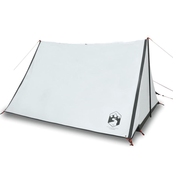 Cort camping, 2 persoane, alb, țesătură opacă, impermeabil - WALTI WALTI