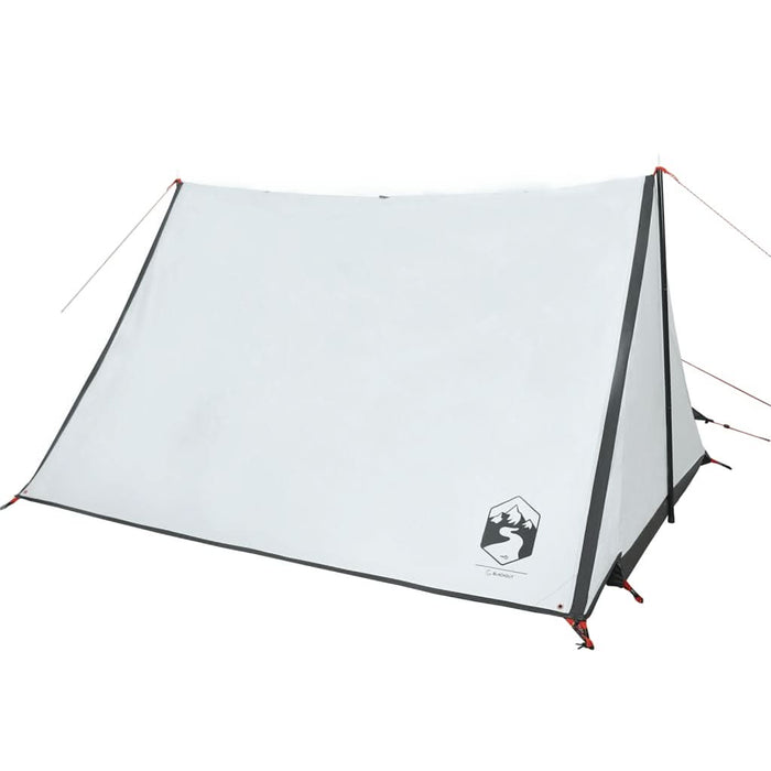 Cort camping, 2 persoane, alb, țesătură opacă, impermeabil - WALTI WALTI