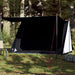 Cort camping, 2 persoane, alb, țesătură opacă, impermeabil - WALTI WALTI
