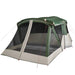 Cort de camping cu verandă 4 persoane, verde, impermeabil - WALTI WALTI