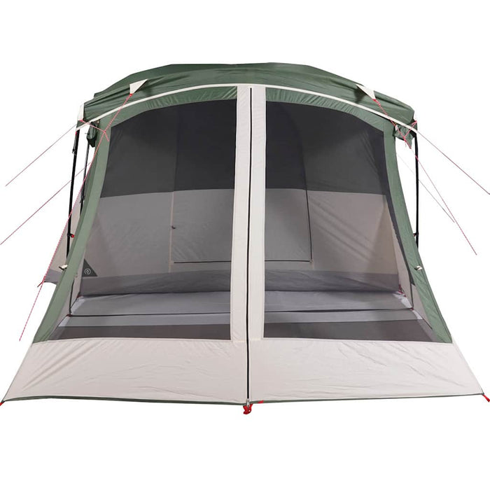Cort de camping cu verandă 4 persoane, verde, impermeabil - WALTI WALTI