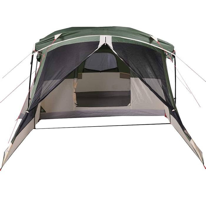 Cort de camping cu verandă 4 persoane, verde, impermeabil - WALTI WALTI
