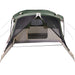 Cort de camping cu verandă 4 persoane, verde, impermeabil - WALTI WALTI