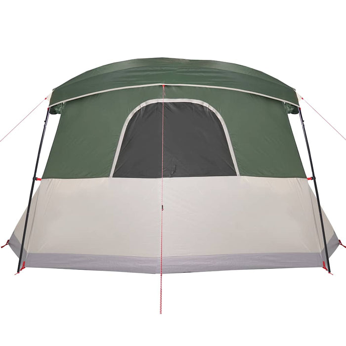 Cort de camping cu verandă 4 persoane, verde, impermeabil - WALTI WALTI