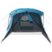 Cort de camping cu verandă 4 persoane, albastru, impermeabil - WALTI WALTI