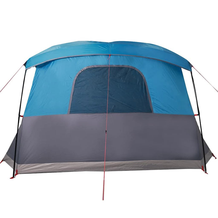 Cort de camping cu verandă 4 persoane, albastru, impermeabil - WALTI WALTI