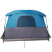Cort de camping cu verandă 4 persoane, albastru, impermeabil - WALTI WALTI