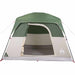 Cabină cort de camping, 4 persoane, verde, impermeabil - WALTI WALTI