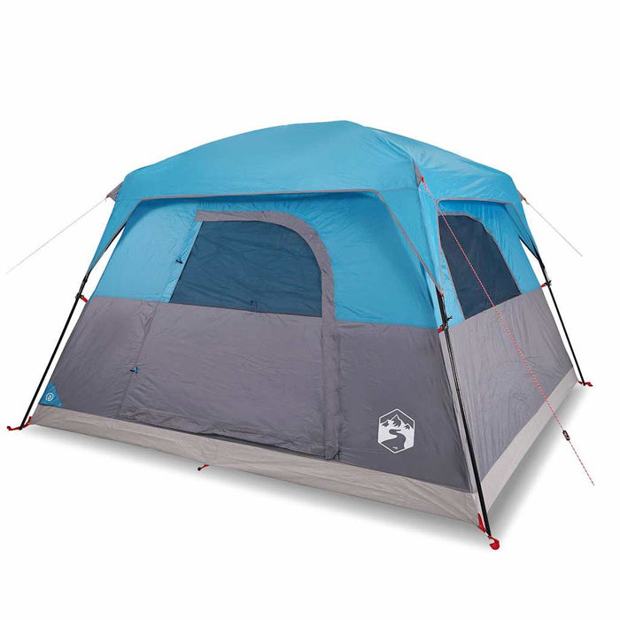 Cabină cort de camping, 4 persoane, albastru, impermeabil - WALTI WALTI