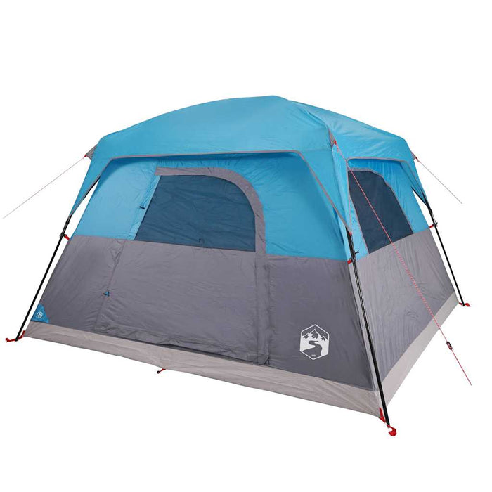 Cabină cort de camping, 4 persoane, albastru, impermeabil - WALTI WALTI