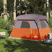 Cabină cort de camping, 4 persoane, portocaliu, impermeabil - WALTI WALTI