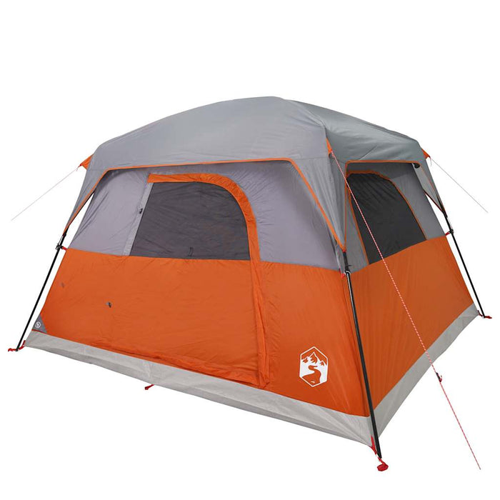 Cabină cort de camping, 4 persoane, portocaliu, impermeabil - WALTI WALTI