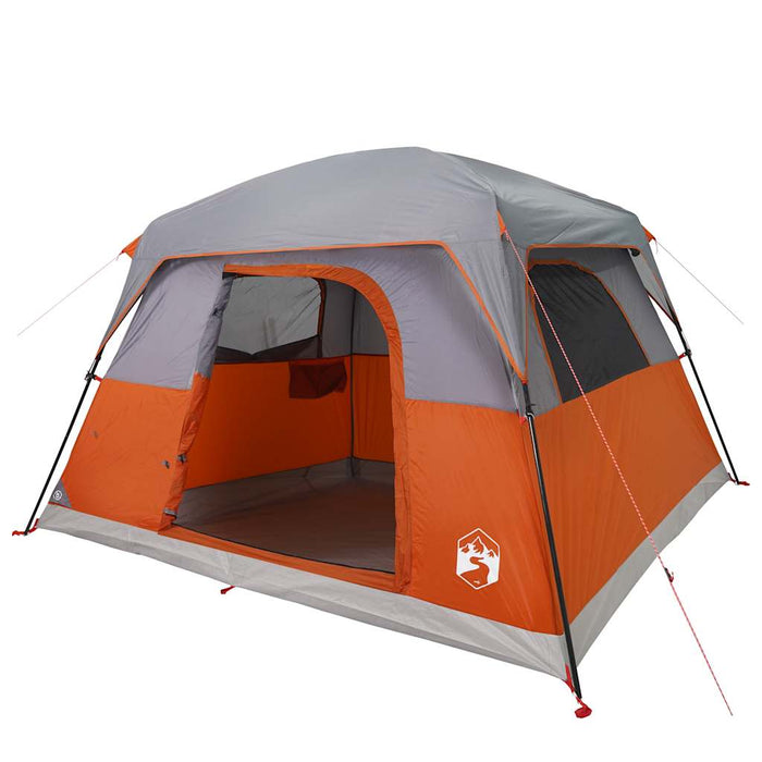 Cabină cort de camping, 4 persoane, portocaliu, impermeabil - WALTI WALTI