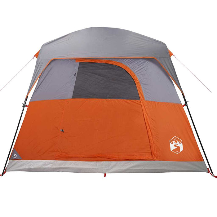 Cabină cort de camping, 4 persoane, portocaliu, impermeabil - WALTI WALTI