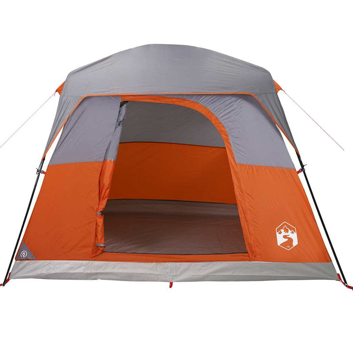 Cabină cort de camping, 4 persoane, portocaliu, impermeabil - WALTI WALTI