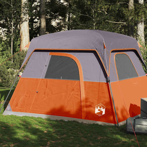 Cabină cort de camping, 4 persoane, portocaliu, impermeabil - WALTI WALTI