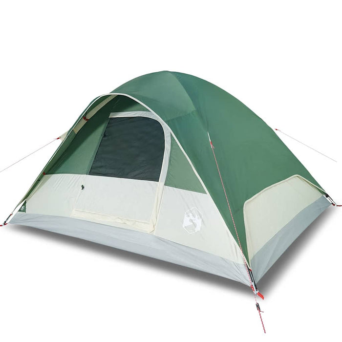 Cort de camping cupolă pentru 6 persoane, verde, impermeabil - WALTI WALTI