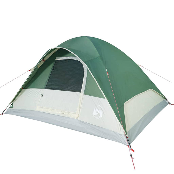 Cort de camping cupolă pentru 6 persoane, verde, impermeabil - WALTI WALTI
