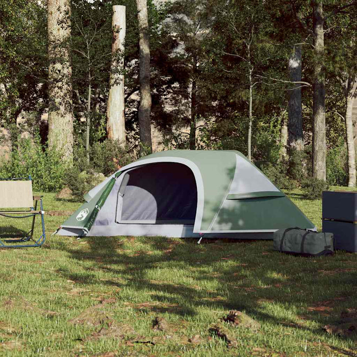 Cort de camping cupolă pentru 1 persoană, verde, impermeabil - WALTI WALTI