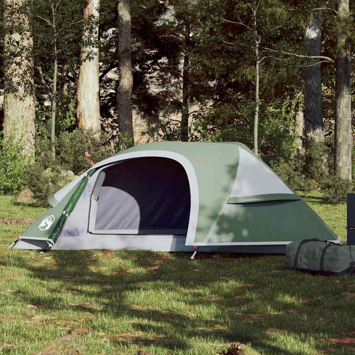 Cort de camping cupolă pentru 1 persoană, verde, impermeabil - WALTI WALTI