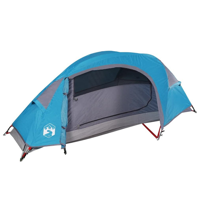 Cort de camping cupolă pentru 1 persoană, albastru, impermeabil - WALTI WALTI