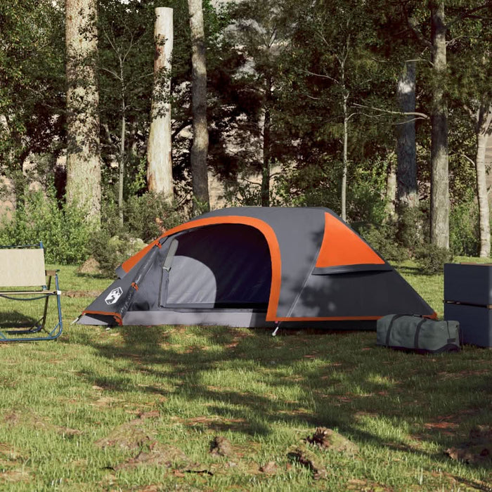 Cort de camping pentru 1 persoană, portocaliu, impermeabil - WALTI WALTI