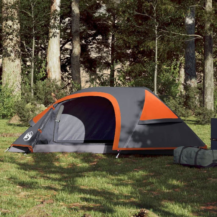 Cort de camping pentru 1 persoană, portocaliu, impermeabil - WALTI WALTI