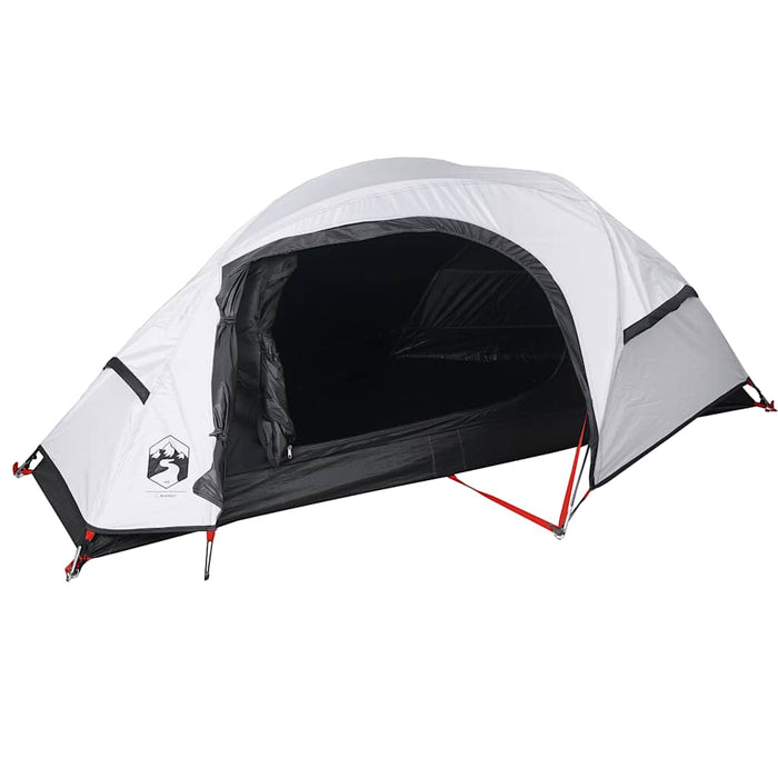 Cort camping cupolă 1 persoană alb, țesătură opacă, impermeabil - WALTI WALTI
